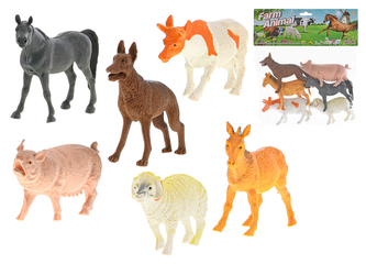 Zvířátka farma 12-14cm 6ks v sáčku