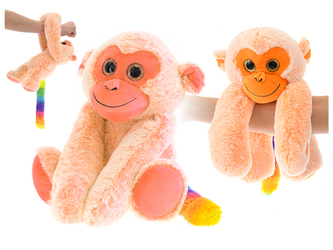 Opice plyšová 20cm visící na ruku 0m+