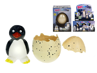 Tučňák líhnoucí a rostoucí ve vajíčku