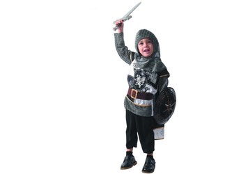 Šaty na karneval - rytíř, 80 - 92 cm