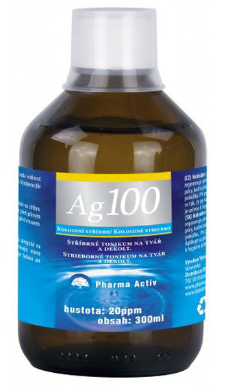 Pharma Activ Koloidní stříbro Ag 100 (20ppm) 300 ml