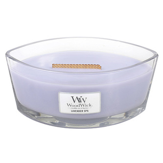 Woodwick Lavender Spa Loď ( levandulové lázně ) - Vonná svíčka 453. ml unisex