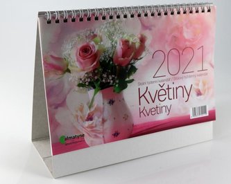 Kalendář 2021 Květiny - stolní