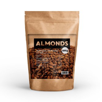 Mandle RAW - GymBeam - 500 g