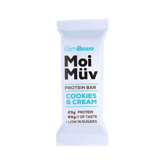 Proteinová tyčinka MoiMüv - GymBeam - cookies & krém - 60 g