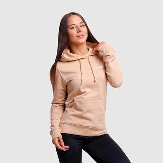 Dámská mikina PRO Hoodie Sand - GymBeam - Velikost L
