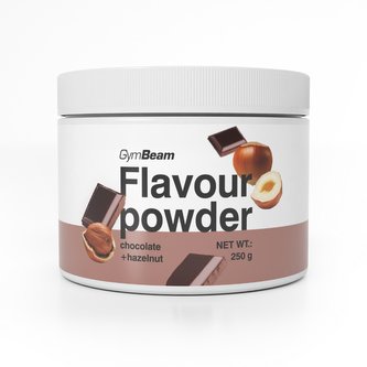 Flavour powder - GymBeam - čokoláda lískový oříšek - 250 g
