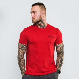 Tričko Basic Cherry Red - GymBeam - Velikost M
