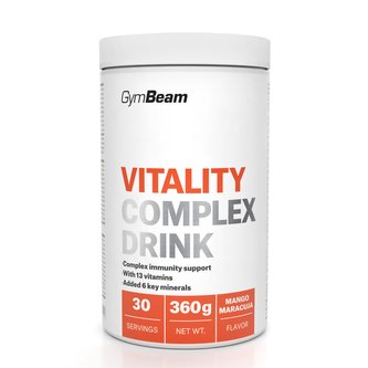 Vitality Complex Drink - GymBeam - mango marakuja - 360 g