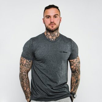 Tričko Basic Dark Grey - GymBeam - Velikost XXL