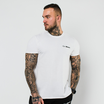 Tričko Basic White - GymBeam - Velikost M