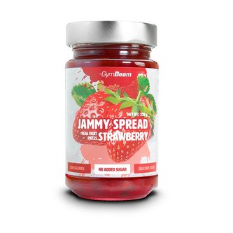 Jammy Spread - GymBeam - jahoda - 220 g