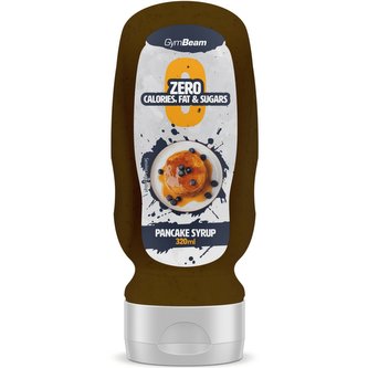 Bezkalorický sirup Pancake Syrup 320 ml - GymBeam - palačinky