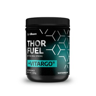 Předtréninkový stimulant Thor Fuel + Vitargo 600 g - GymBeam - vodní meloun