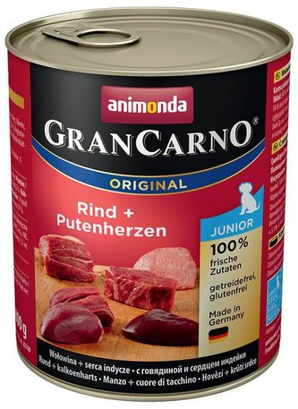 Konz.An.P GrC Junior hovezi+kruti srdce 800g
