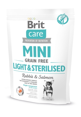 Brit Care Mini Grain Free Light & Sterilised 400g