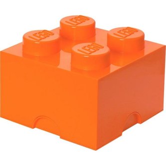 LEGO úložný box 4 Bright Orange