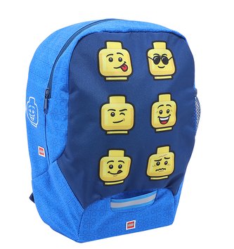 LEGO Faces Blue - batoh do školky
