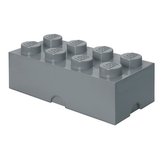 LEGO úložný box 8 Dark Grey
