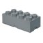 LEGO úložný box 8 Dark Grey
