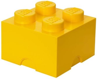 LEGO úložný box 4 Yellow