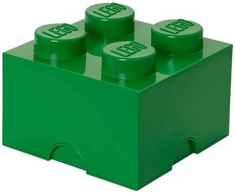 LEGO úložný box 4 Dark Green