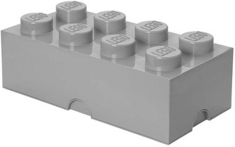 LEGO úložný box 8 Medium Stone Grey