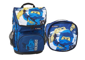 LEGO Ninjago JAY of Lightning Maxi - školní aktovka, 2 dílný set LEGO Ninjago JAY of Lightning Maxi - školní aktovka, 2 dílný set