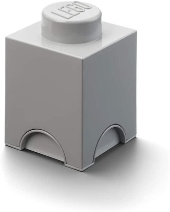 LEGO úložný box 1 Medium Stone Grey