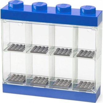 LEGO sběratelská skříňka na 8 minifigurek Blue