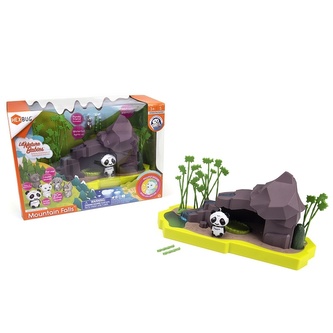 HEXBUG Lil Nature Babies - Panda Lin a skalní vodopády, velký set HEXBUG Lil Nature Babies - Panda Lin a skalní vodopády, velký set