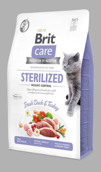 Brit Care Cat Grain-Free Sterilized Weight Control 2kg