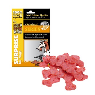 HUHU GEQ kureci cipsy+mrkev 75g