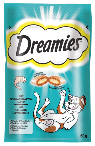 DREAMIES losos pro kocky 60g