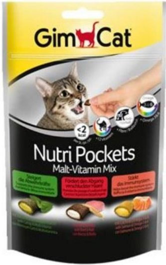 GIMCAT Nutri Pockets malt+vitamin.mix 150g