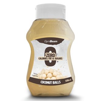 Bezkalorický sirup Coconut Balls 350 ml - GymBeam - kokos