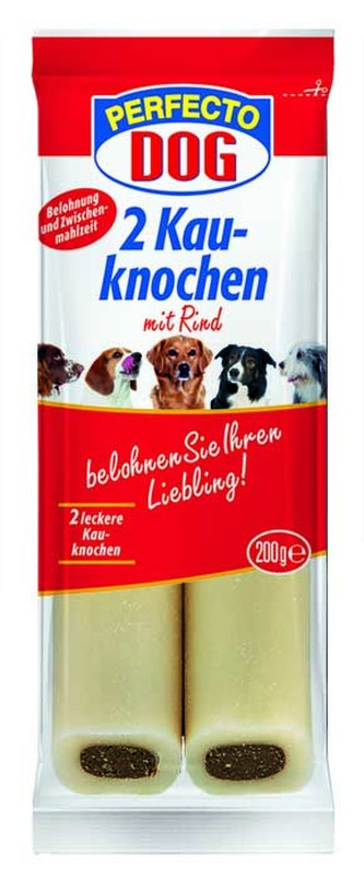 Perfecto Dog plnene zvykaci tycky hovezi 2ks