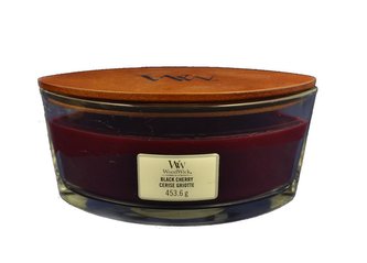 WoodWick decorative vase ship Black cherry 453,6g