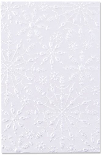 SIZZIX embosovací kapsa - Sněhové vločky 3D