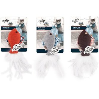 Rybka retro AFP Real Vintage s peříčky – se šantou