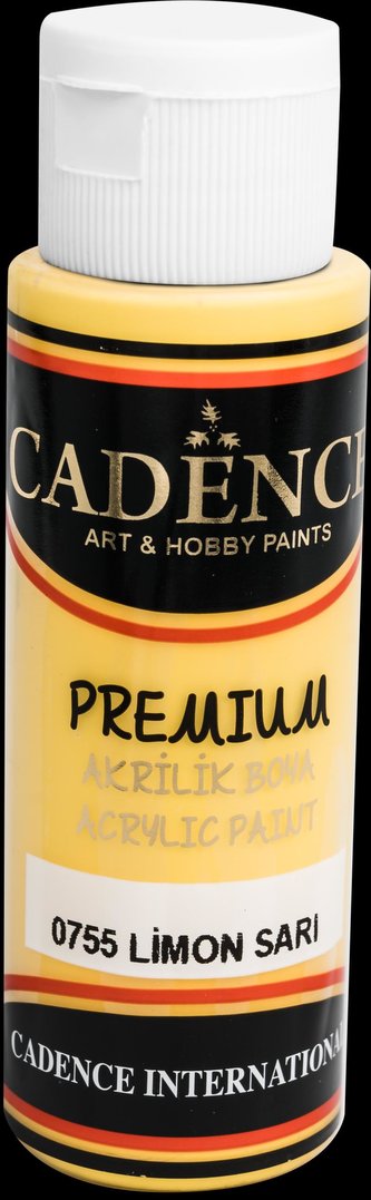Cadence Premium akrylová barva / žlutá 70 ml