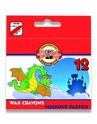 Koh-i-noor voskovky WAX CRAYON 12 ks