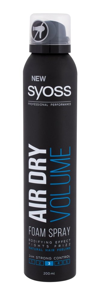Syoss Professional Performance Air Dry Tužidlo na vlasy Volume 200 ml pro ženy