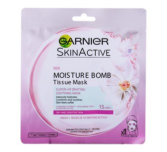 Garnier SkinActive Pleťová maska Moisture Bomb 1 ks pro ženy