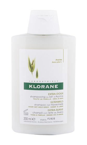 Klorane Oat Milk Šampon Ultra-Gentle 200 ml pro ženy