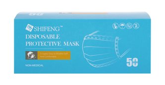 Shifeng Protective Rouška a respirátor 50 ks unisex