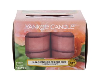 YANKEE CANDLE Sun-Drenched Apricot Rose svíčka 9,8g čajová 12ks