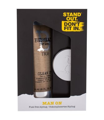 Tigi Bed Head Men šampon Bed Head for Men Clean Up 250 ml + vosk na vlasy Bed Head for Men Matte Separation 85 g Tigi Bed Head Men šampon Bed Head for Men Clean Up 250 ml + vosk na vlasy Bed Head for Men Matte Separation 85 g