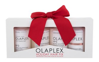 Olaplex Holiday Hair Fix šampon No.4 Bond Maintenance Shampoo 100 ml + kondicionér No.5 Bond Maintenance 100 ml + sérum na vlasy No.3 Hair Perfector 100 ml + krém na vlasy No.6 Bond Smoother 100 ml