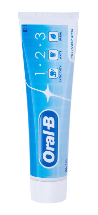 Oral-B 1-2-3 Zubní pasta Salt Power White 100 ml unisex